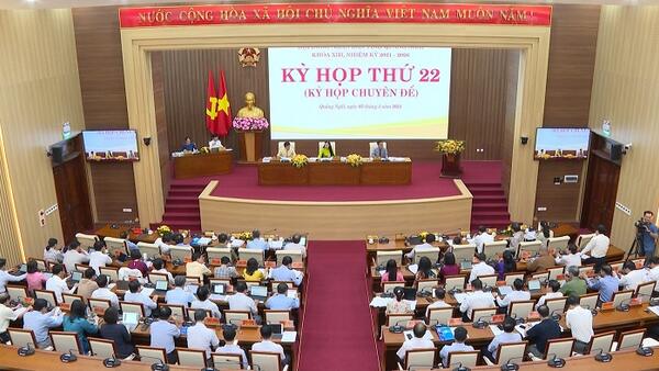 Kỳ họp thứ 22, HĐND tỉnh khóa XIII, nhiệm kỳ 2021- 2026